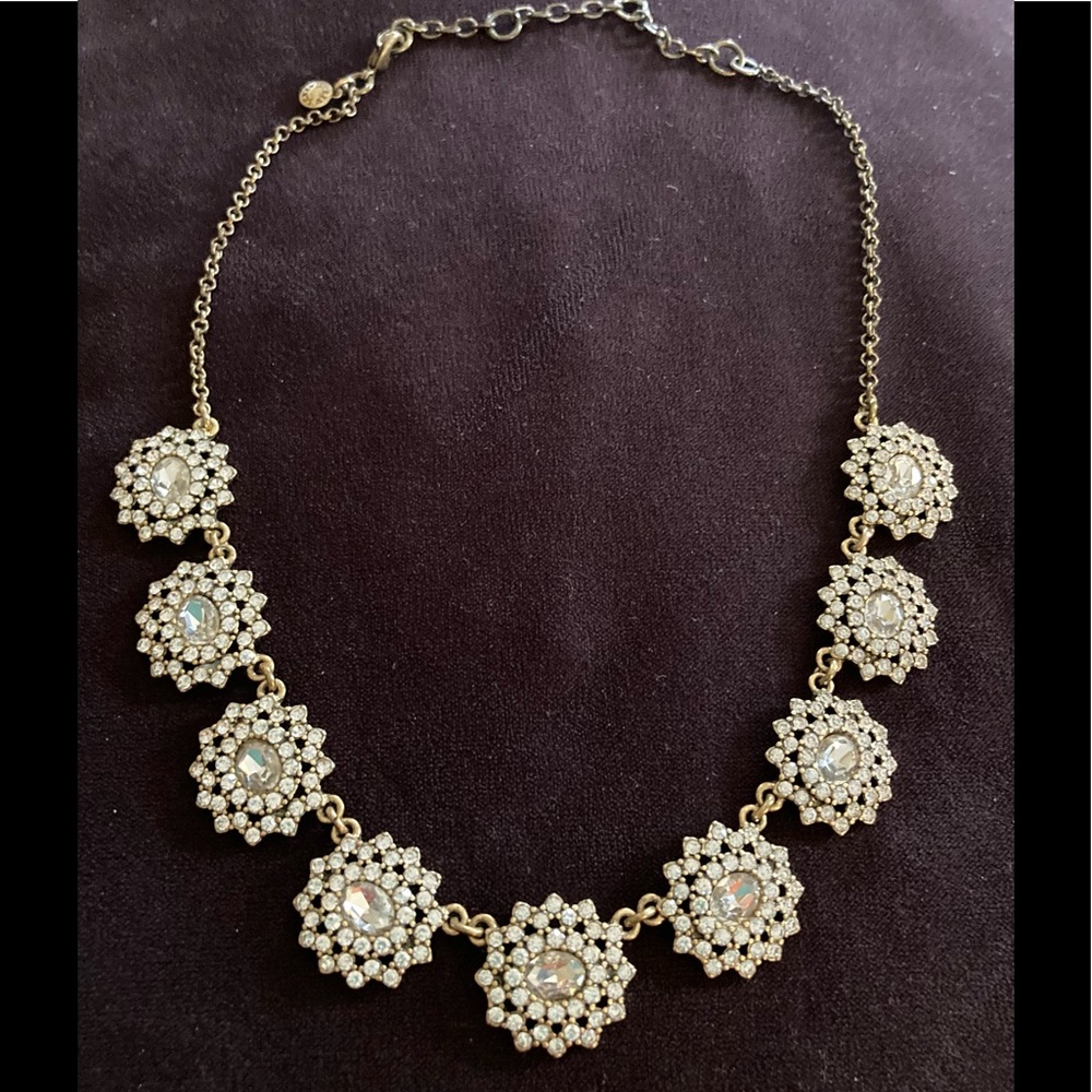 J. CREW Crystal Collar Necklace
